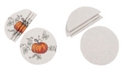 Manor Luxe Rustic Pumpkin Crewel Embroidered Fall Placemats, Set of 4